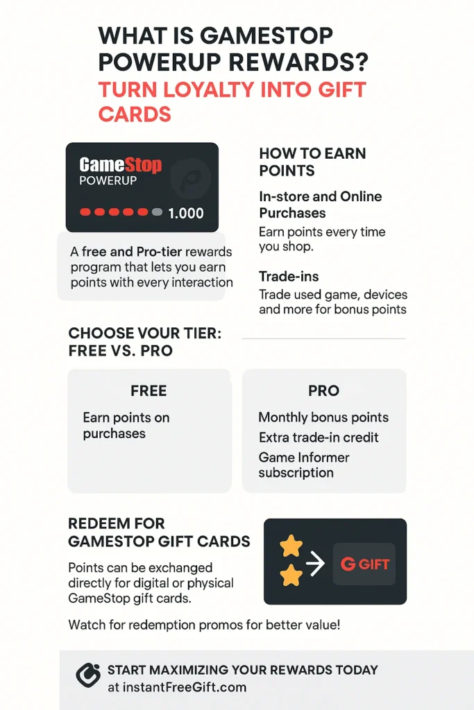 GameStop PowerUp Rewards: Turn Loyalty into Gift Cards