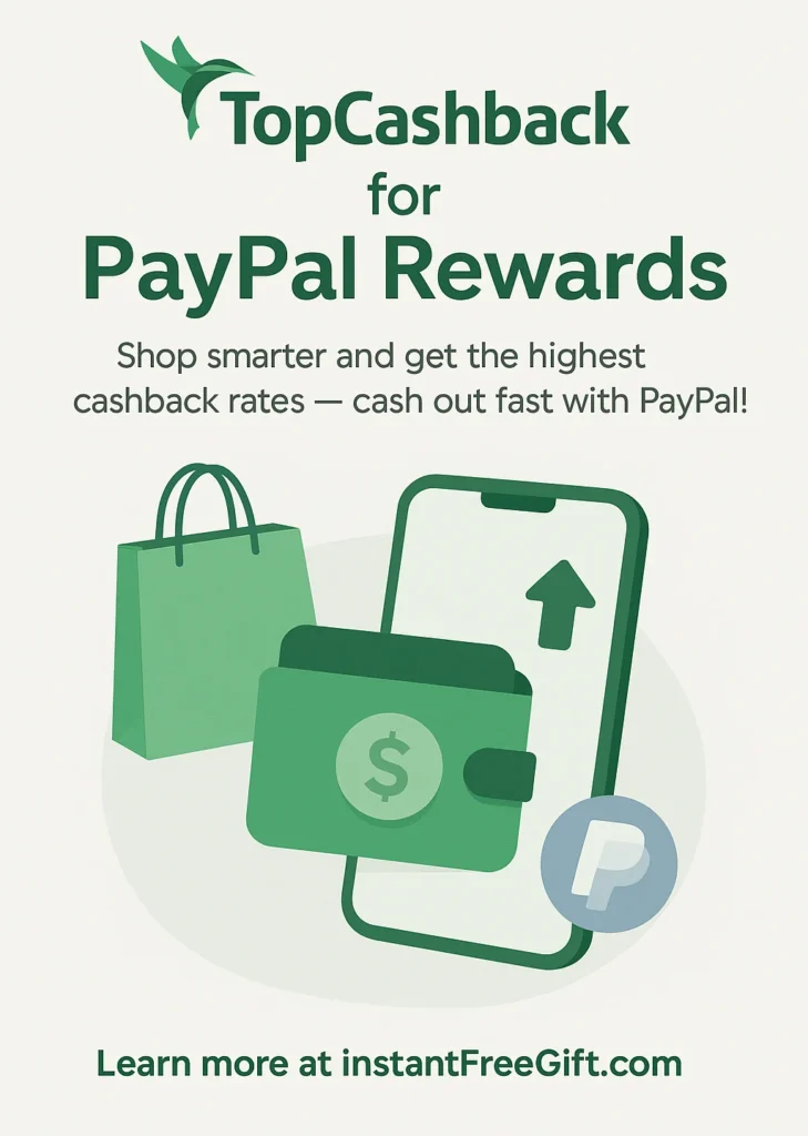 TopCashback for PayPal Rewards