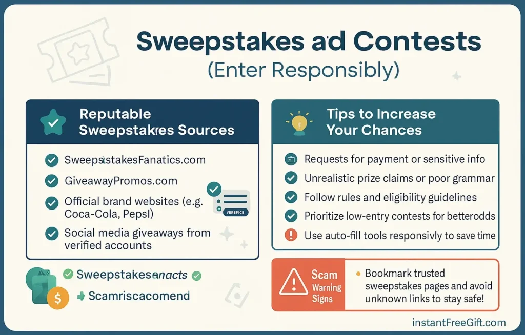Sweepstakes and Contests (Enter Responsibly)