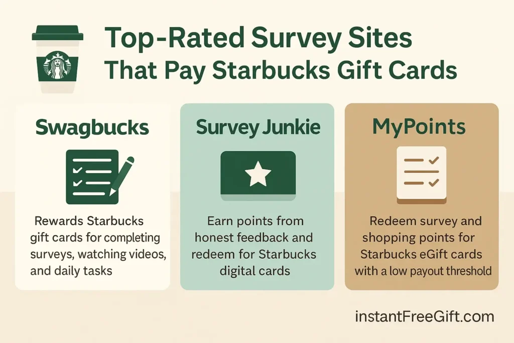 Top-Rated Survey Sites That Pay Starbucks Gift