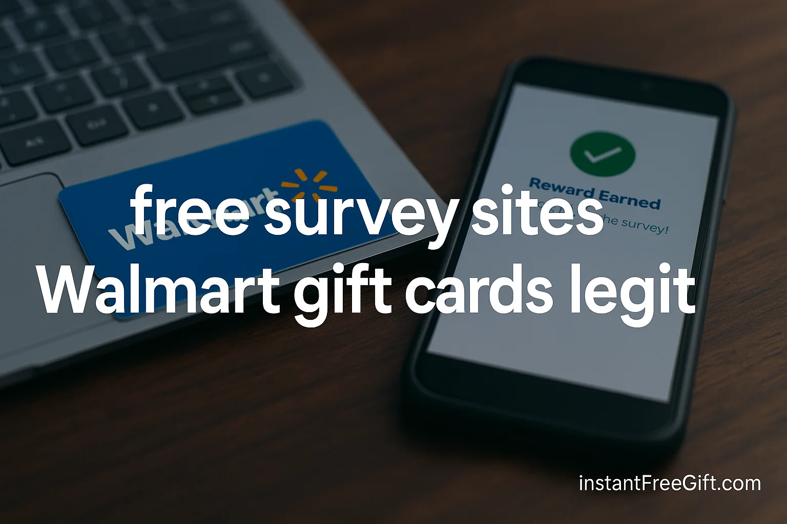 free survey sites Walmart gift cards legit